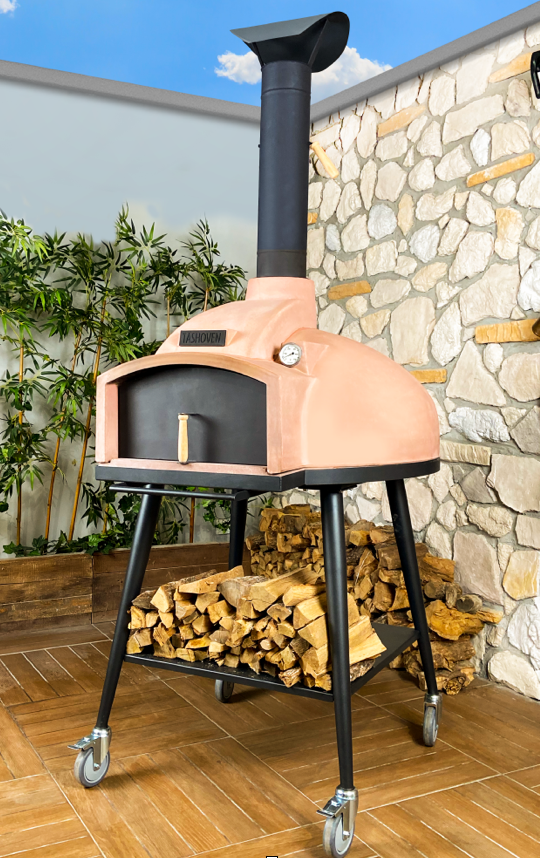 Red Rock 100 Wood-Fired Stone Oven — Bakes Bread, Pizza & More