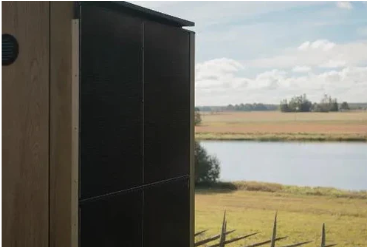 Thermasol Solaris Solar-Powered Outdoor Sauna | Off-Grid, 2–5 Person, Tile Oak, Designed in Finland | Free Shipping