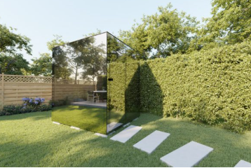 Thermasol Vue Outdoor Sauna | 3–4 Person, Panoramic Mirror Glass, 9kW Harvia WiFi | Free Shipping