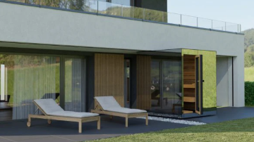Thermasol Vue Outdoor Sauna | 3–4 Person, Panoramic Mirror Glass, 9kW Harvia WiFi | Free Shipping