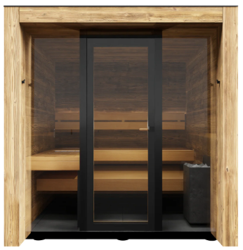 Thermasol Fortis Outdoor Sauna | 3–4 Person, Aspen Interior, 9kW Harvia Heater, WiFi | Free Shipping