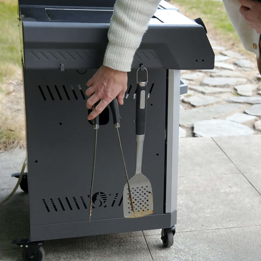 Monument Grills Eminence 405 | ClearView Smart Gas Grill with Bluetooth & LED Panel