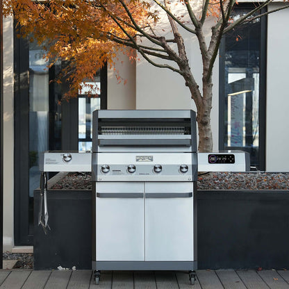 Monument Grills Eminence 405 | ClearView Smart Gas Grill with Bluetooth & LED Panel