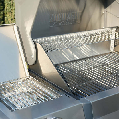 Monument Grills Eminence 405 | ClearView Smart Gas Grill with Bluetooth & LED Panel