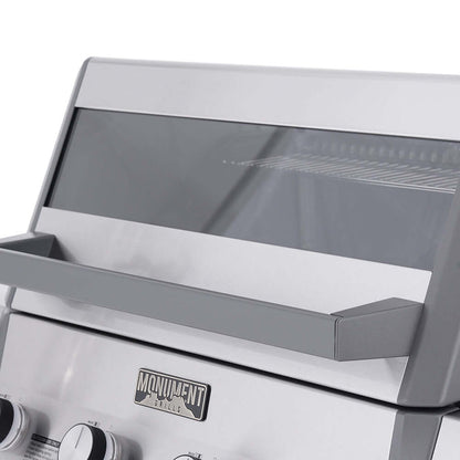 Monument Grills Eminence 405 | ClearView Smart Gas Grill with Bluetooth & LED Panel