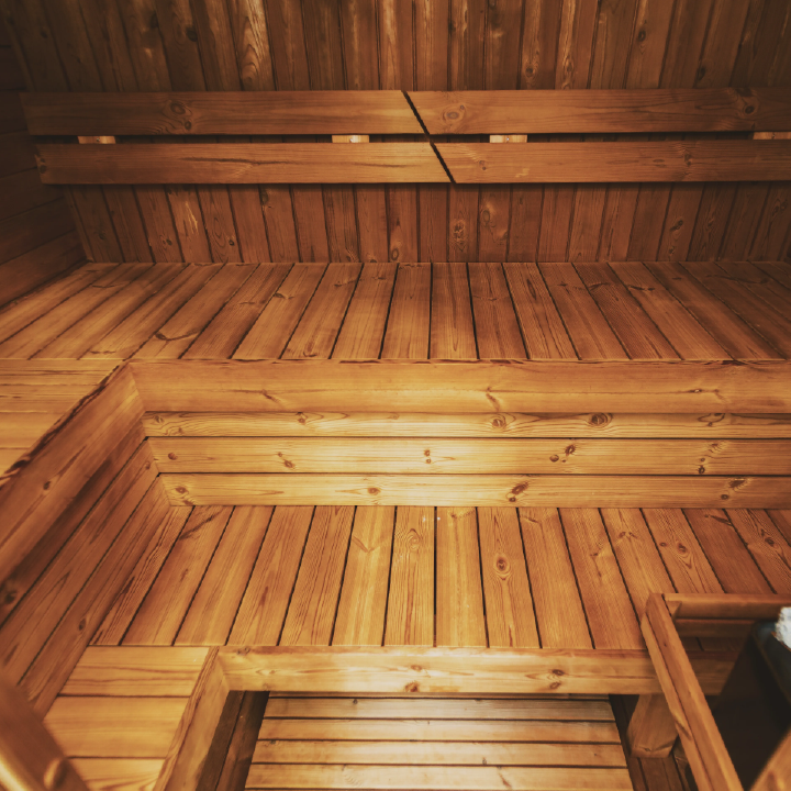 Mande MW16 ThermoWood Outdoor Sauna | Larger Capacity, Choice of Harvia Heater, Lava Rocks Included | Free Shipping